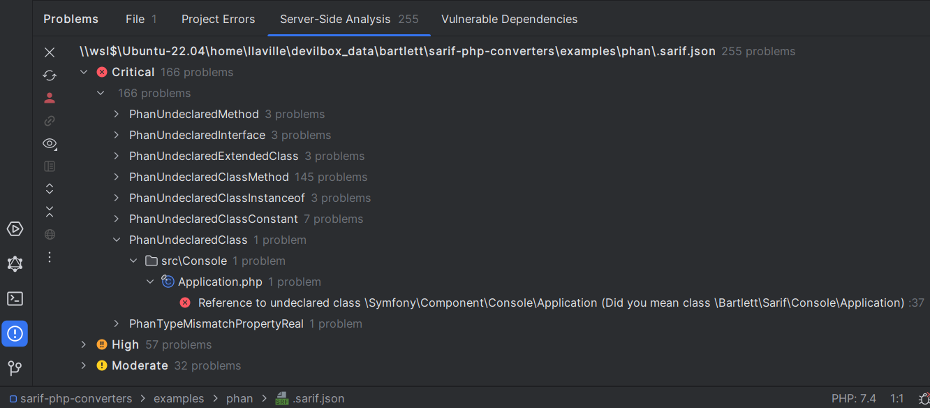 PHPStorm integration