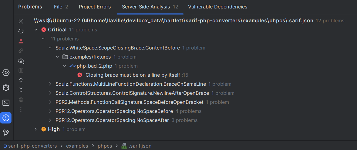 PHPStorm integration