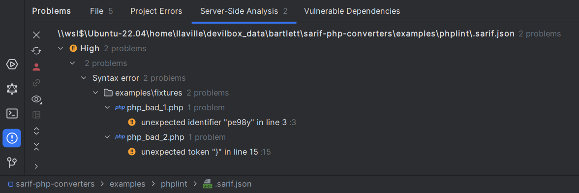 PHPStorm integration