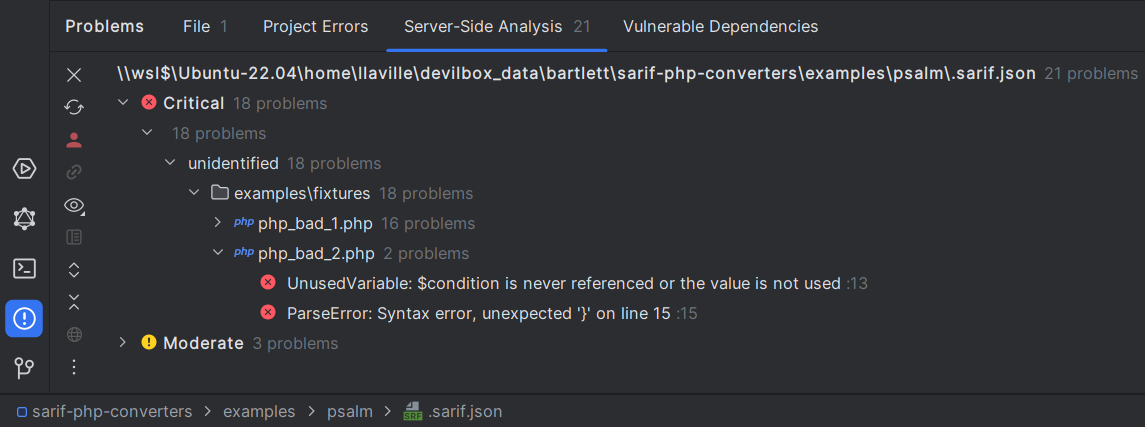 PHPStorm integration